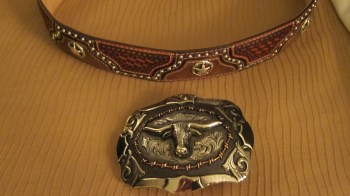 An addition to my collection of belts and buckles 