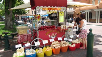 If you know me well, popcorn is my favorite snack - I selected hot green chili...oh my it was deliciously spicy!