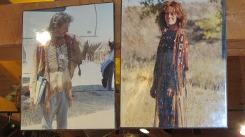 Kevin Costner in Dances with Wolves, wearing one of the costumes designed by Cathy A. Smith, co-owner of the Nambe Trading Post