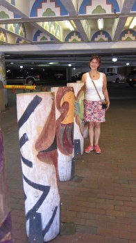 Even the parking garages in Santa Fe have an artistic flair!