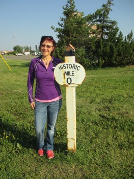Dawson Creek Mile 0 on the Historic Alaska Highway where I started my career with Service Canada (formerly CEIC)
