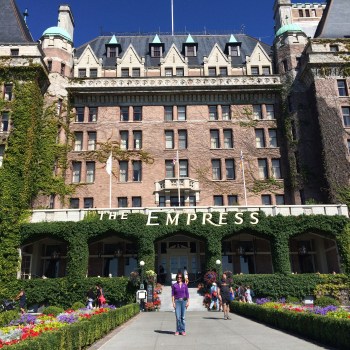 The Empress Hotel - one of the original historic buildings in Victoria BC and a Fairmont Classic