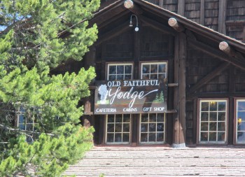 Old Faithful Lodge in Yellowstone Park - great ice cream store in this locations...then again every ice cream store is great!