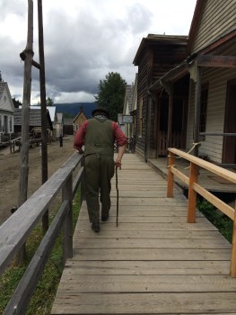 Another actor whom I had the opportunity to speak with - it brought the old town alive