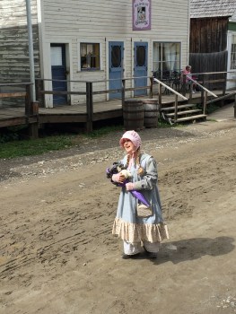 Barkerville came to like with the many actors onsite that were dressed in periodical attire