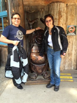 With Barry Switnicki at the Combs Market