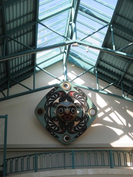 Local native art found in the Victoria Conference Centre