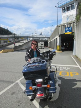 Waiting to board the ferry Nanaimo bound 