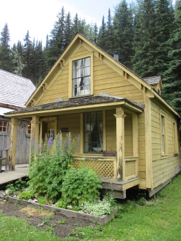 One of the many beautiful historic homes in Barkerville, BC