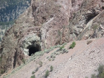 There are s number of train tunnels along the Duffy Lake Road Highway 99