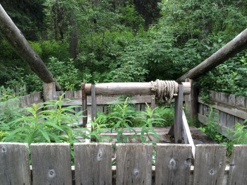 The town well where locals would come to fetch the water needed for the many household chores