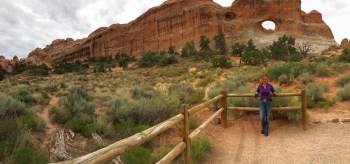 There are several arches that you can hike into - this is one of them.