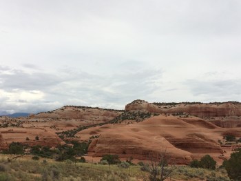 The wind and rain continue to smooth out the many rock formations that are found in Utah