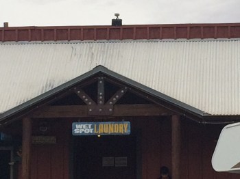 On a local laundromat in Moab