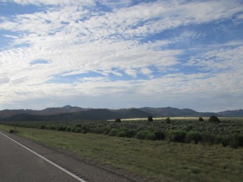 Outside of Panguitch, Utah on the way to Bryce Canyon National Park