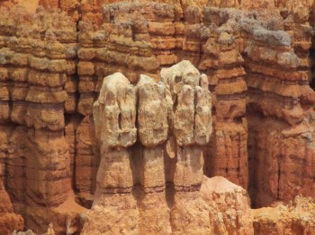 The rock formations have been sculpted over 35 to 50 million years - a meer moment in time