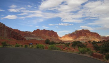 Capitol Reef National Park was incredible to ride through - it took my breath away!